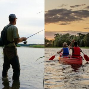 pêche et canoë