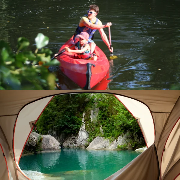 canoe et camping